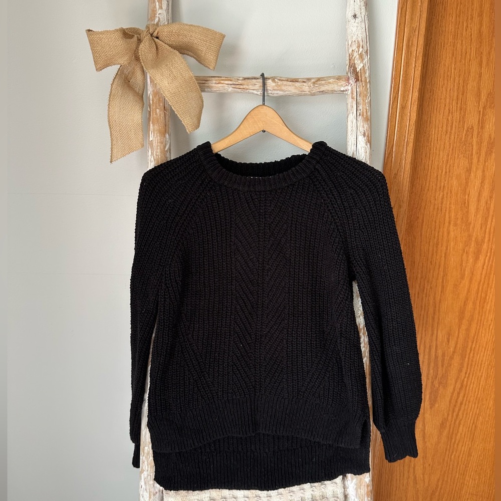 Maxwell size small bubble sleeve sweater